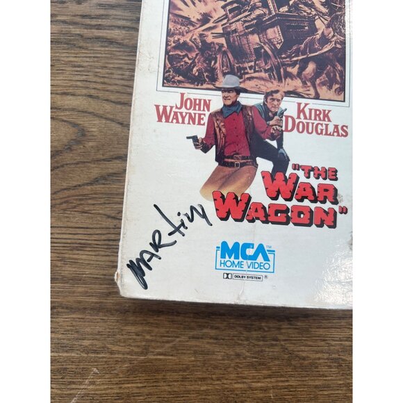 The War Wagon 1967 VHS Western John Wayne Kirk Douglas Vintage Pre-Owned - Picture 5 of 5